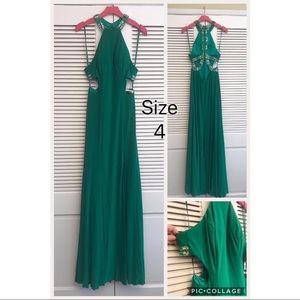 Faviana Green Evening Gown